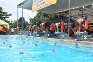 Walikota Metro Membuka Kejuaraan Renang Antar Perkumpulan Se -Provinsi Lampung Tahun 2022