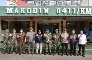 Wakil Walikota Metro Sambut Kedatangan Danrem 043/Gatam