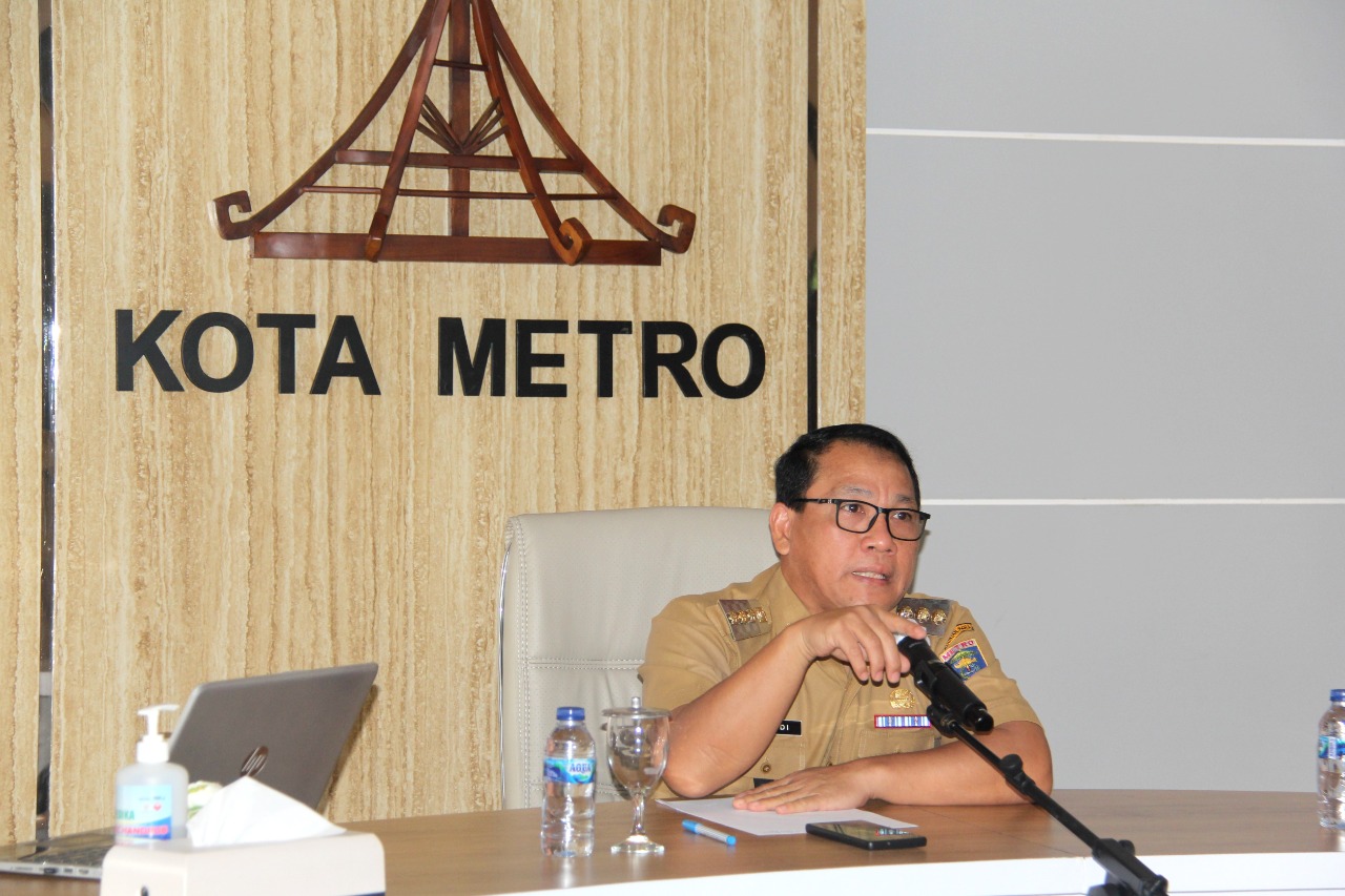 Walikota Metro Wahdi Menjadi Narasumber Pada Webinar Hari Air Sedunia Tahun 2022