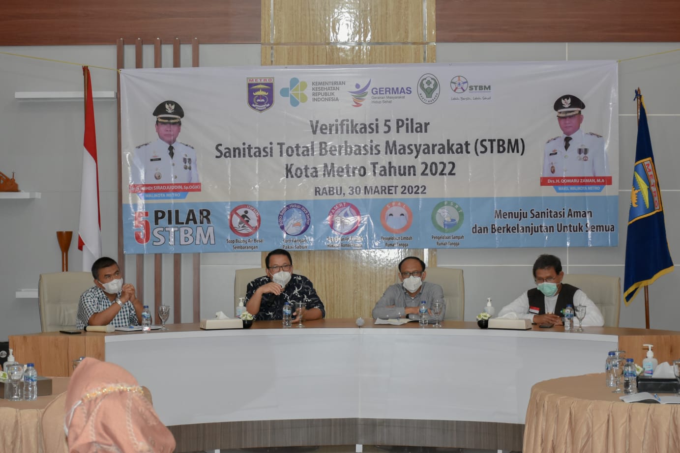 Ramah Tamah Tim Verifikasi 5 Pilar STBM, Wahdi Sampaikan Strategi Kota Sehat