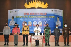 Sukses, Pemerintah Kota Metro Deklarasikan 5 Pilar Sanitasi Total Berbasis Masyarakat