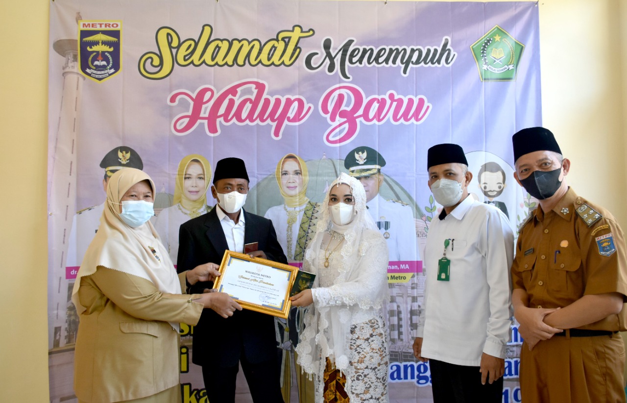 Staf Ahli III Walikota Metro Hadiri Fasilitasi Nikah di Balai Nikah Metro Pusat