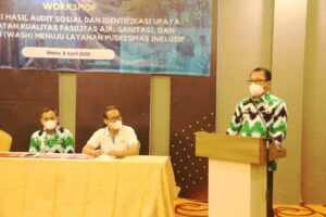 Workshop Upaya Peningkatan Kualitas dan Failitas Air, Sanitas dan Kebersihan WASH di Puskesmas Kota Metro