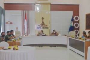 Pemerintah Kota Metro Gelar Rapat Evaluasi Covid-19