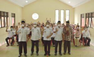 Walikota Metro Halal Bihalal di Dinas Lingkungan Hidup