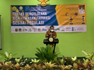 Walikota Metro Menjadi Narasumber Seminar Bimtek Nasional Tuntas Pengelolaan Sisa Kemasan Farmasi Sesuai Regulasi