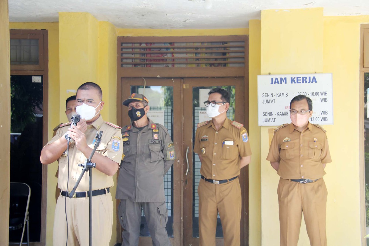 Sekda Kota Metro Lakukan Monitoring di Dinsos dan DPKP Kota Metro