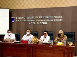 Monitoring Penegakan Disiplin PNS/THL Hari Ketiga, Bangkit Kunjungi Inspektorat Kota Metro
