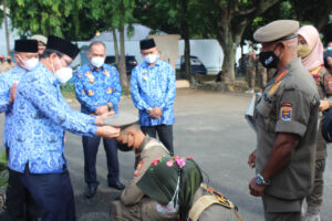 Apel Pembaretan 89 Tenaga Kontrak Satpol PP