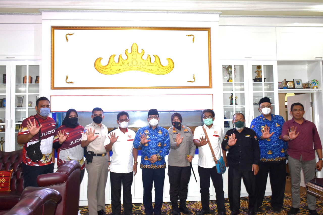 Walikota Metro Dan Kapolres Metro Lakukan Audiensi Terkait Pembinaan Atlet Kota Metro