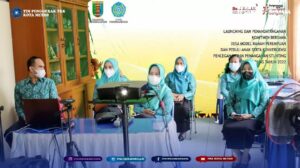 Secara Virtual, TP PKK Kota Metro Ikuti Kegiatan Launching Pembentukan Desa/Kelurahan Model Konvergensi Penanganan dan Pencegahan Stunting