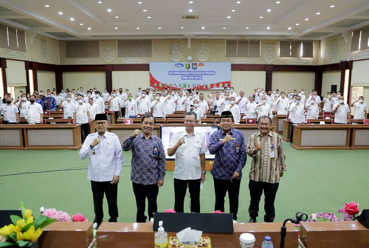 Qomaru Zaman Hadiri Rapat Koordinasi Pengawasan Internal Keuangan Pembangunan Daerah Tahun 2022