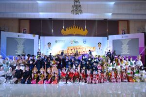 Walikota dan Wakil Walikota Metro Menghadiri Penampilan Komunitas Kota Metro Dalam Rangka HUT Kota Metro ke-85