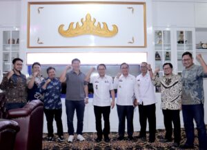 Walikota Metro Bersama PT. IBS Tbk Lakukan Audiensi di Ruang Kerja Walikota