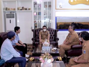 Wahdi Lakukan Audiensi Bersama Panitia Pameran Lomba Kicau Burung Walikota Cup