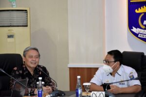 Walikota Metro Lakukan Diskusi Terkait Teknologi Penjernihan Air Sungai