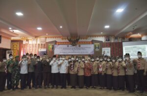 Walikota Metro Hadiri Pelantikan Pengurus Saka Kencana Kota Metro 2022