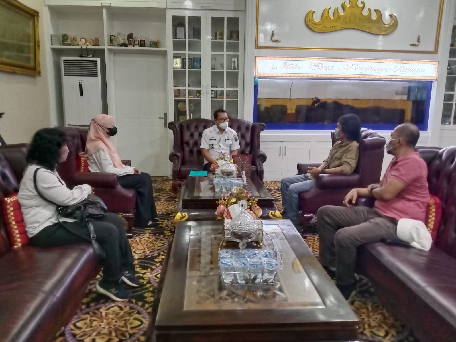 Audiensi Walikota Metro dan CV. Fariz Putra Mahkota, Terkait Pembangunan Taman Wisata Lebah Madu