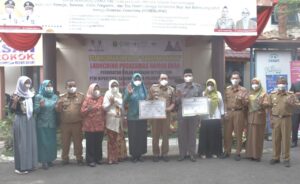 Walikota Metro Hadiri Launching Puskesmas Ramah Anak dan Peluncuran Inovasi Sarapan Bangik