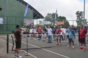 Walikota Metro Membuka Turnamen Tenis Walikota Cup Tahun 2022
