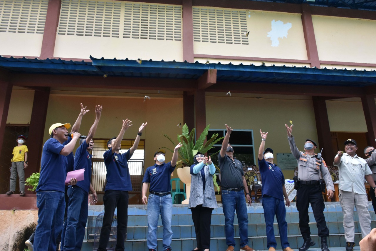 Walikota Metro Resmikan Pameran dan Lomba Burung Berkicau