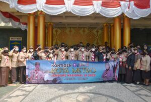 Walikota Metro Melepas Kontingen Kota Metro Pada Jambore Nasional XI 2022
