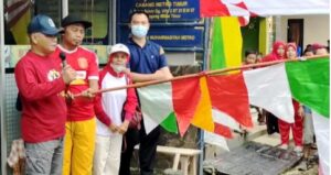 Qomaru Zaman Melepas Peserta Jalan Sehat Masyarakat Tejoagung