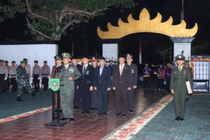 Apel Kehormatan dan Renungan Suci Peringatan HUT RI Ke-77 Berlangsung Khidmat di TMP Kota Metro