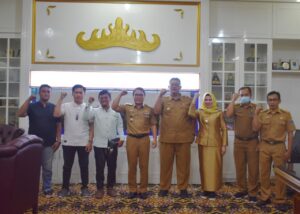 Walikota Metro dan GEMMA Lakukan Audiensi Terkait Rencana Jalan Sehat