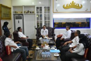 KONI Kota Metro Kunjungi Walikota Metro untuk Beberkan Program Tahun 2022