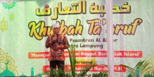 Wakil Walikota Metro Berikan Sambutan Pada Khutbah Ta’aruf Pondok Pesantren Al-Abror Metro