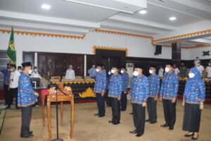 Pengukuhan PAW Dewan Pengurus Korpri Kota Metro periode 2018-2023