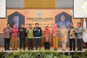 Qomaru Zaman Hadiri Acara Sertijab Kepala Badan Pemeriksa Keuangan Provinsi Lampung