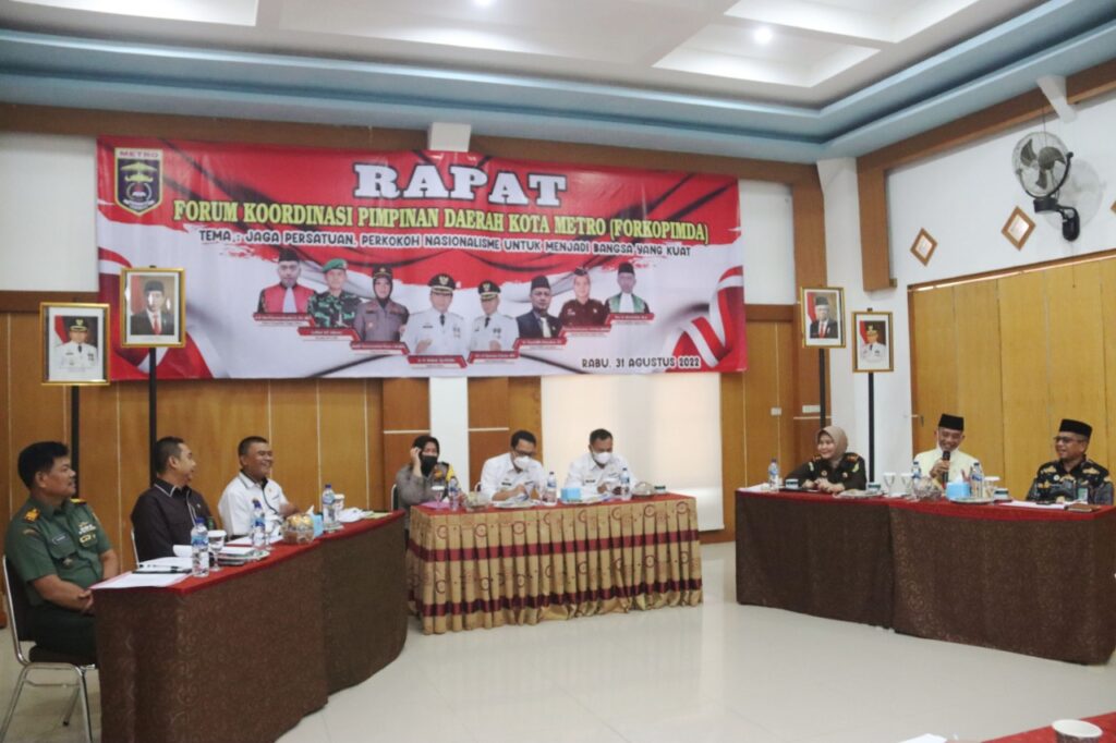 Pemkot Metro Gelar Rapat Forum Koordinasi Pimpinan Daerah Kota Metro ...