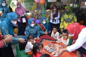 Monitoring Tim TP-PKK Provinsi Lampung ke Kota Metro