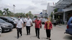 Walikota Metro Cek Pembangunan dan Situasi di 3 Lokasi Sekaligus