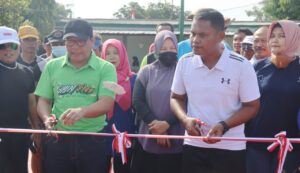 Lapangan Tenis Sapta Marga Diresmikan Wahdi bersama Dandim 0411/KM