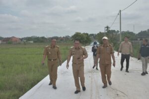 Walikota Metro Turun Gunung, Pantau Sejumlah Perbaikan Jalan