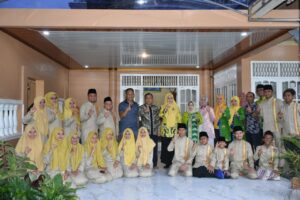 Qomaru Zaman Beserta Rombongan Tengok Kafilah Kota Metro di Kabupaten Mesuji