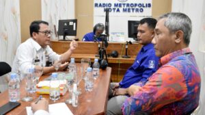 <strong>Walikota Metro Talkshow Bersama RRI Bandar Lampung</strong>