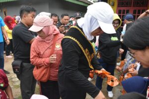 Cegah Stunting dengan Makan Telur, Ketua Penggerak TP-PKK Kota Metro Sambangi PARGOY