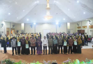 Wakil Walikota Metro Hadiri Yudisum 243 Mahasiswa IAIN Metro