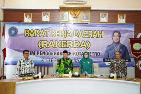 Rakerda TP-PKK Metro, Ketua Silfia Naharani paparkan beberapa program