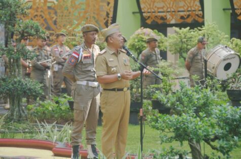 Pesan Sekda Kota Metro Saat Apel, Agar ASN Memberi Contoh Masyarkat