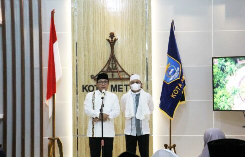 Peringati 2 Tahun Kepemimpinan Wahdi dan Qomaru, Gelar Doa Bersama