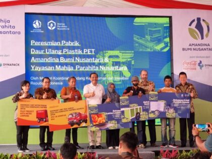 Wahdi Terima 3 Unit Motor Sampah, Bersamaan dengan Peresmian PDU Plastik oleh Menteri Luhut