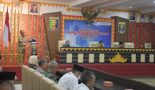 Sempurnakan RKPD, Pemkot Metro Gelar Forum Konsultasi Publik