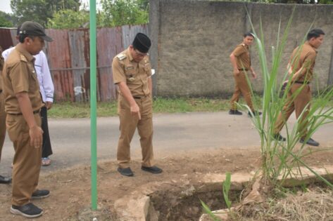 2 Lokasi, Walikota Metro Pantau Pembangunan Infrastruktur