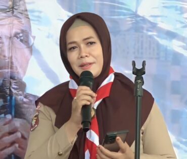 Guna Membentuk Karakter Pelajar Muda yang Bijak dan Cerdas, Ketua Kwartir Cabang Gerakan Pramuka Kota Metro Gelar Amaliyah Ramadhan