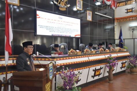 DPRD Kota Metro Gelar Rapat Paripurna Penyampaian LKPJ Walikota Metro Tahun Anggaran 2022